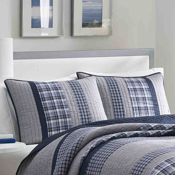 Navy Blue King Pillow Shams Wayfair